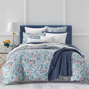 SKY Ophelia King Duvet Cover & 2King Pillow Shams Bloomingdale's New in Box $350